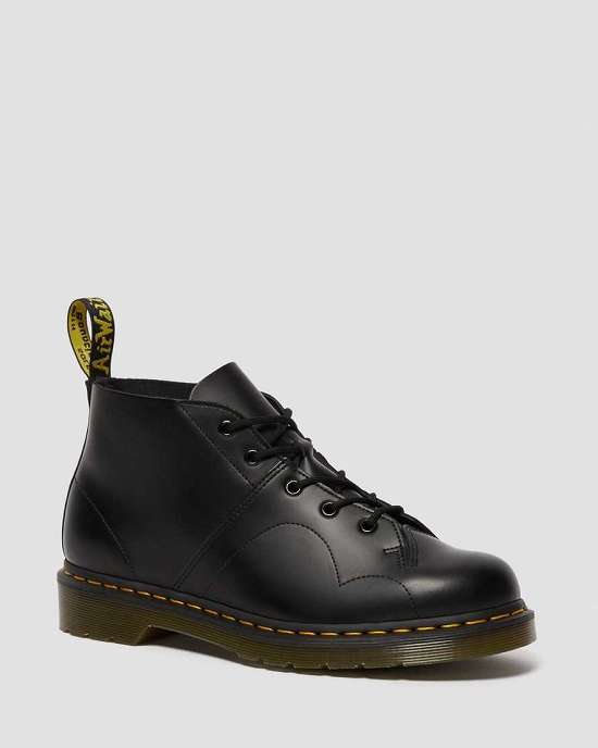 Botines Dr. Martens Church Smooth Mujer Negros MX-18635